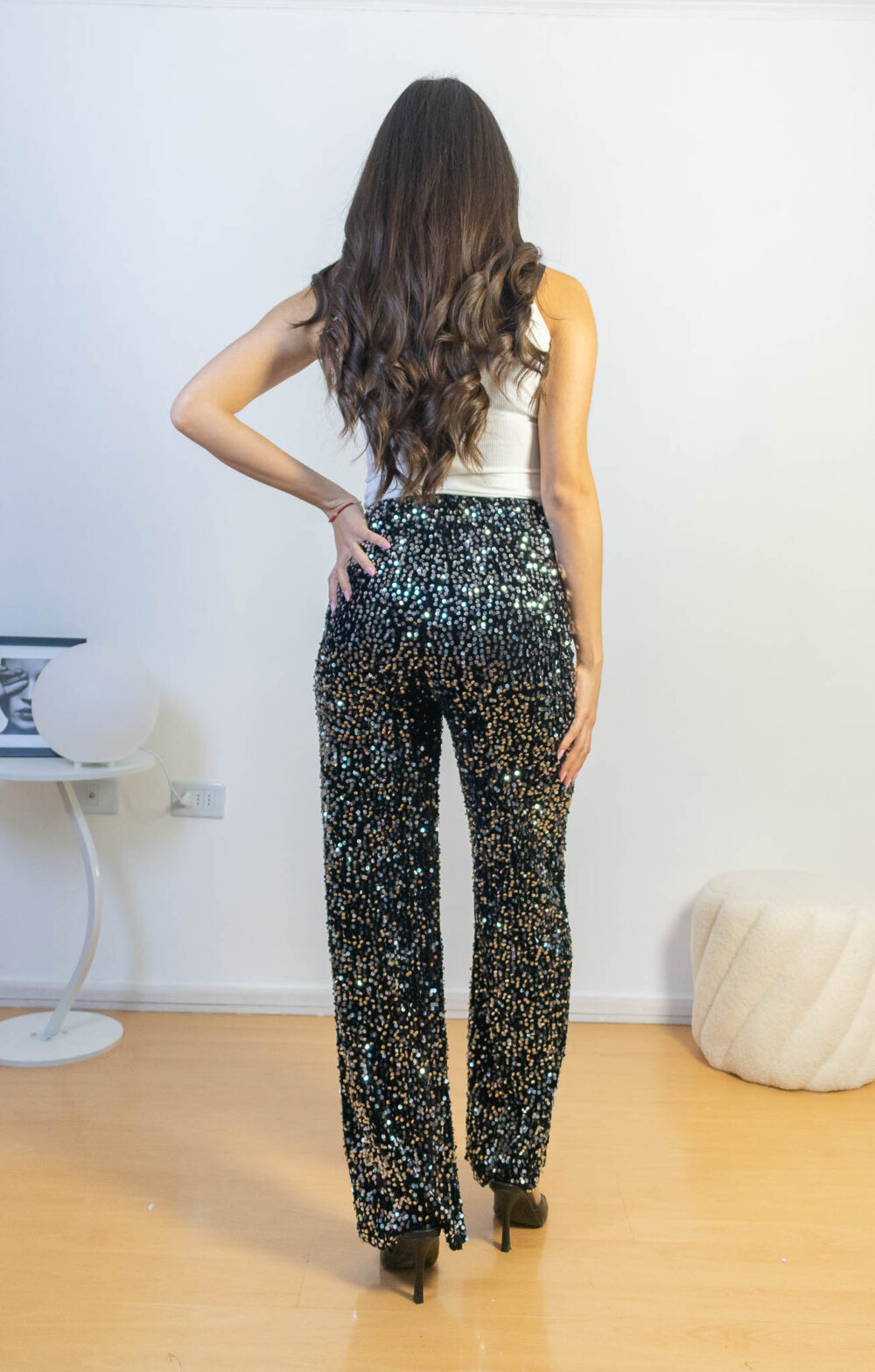 Pantalon Brillante Lentejuelas Mujer Fancy 2kinspire modelo 001 4 de 4 | 2kinspire