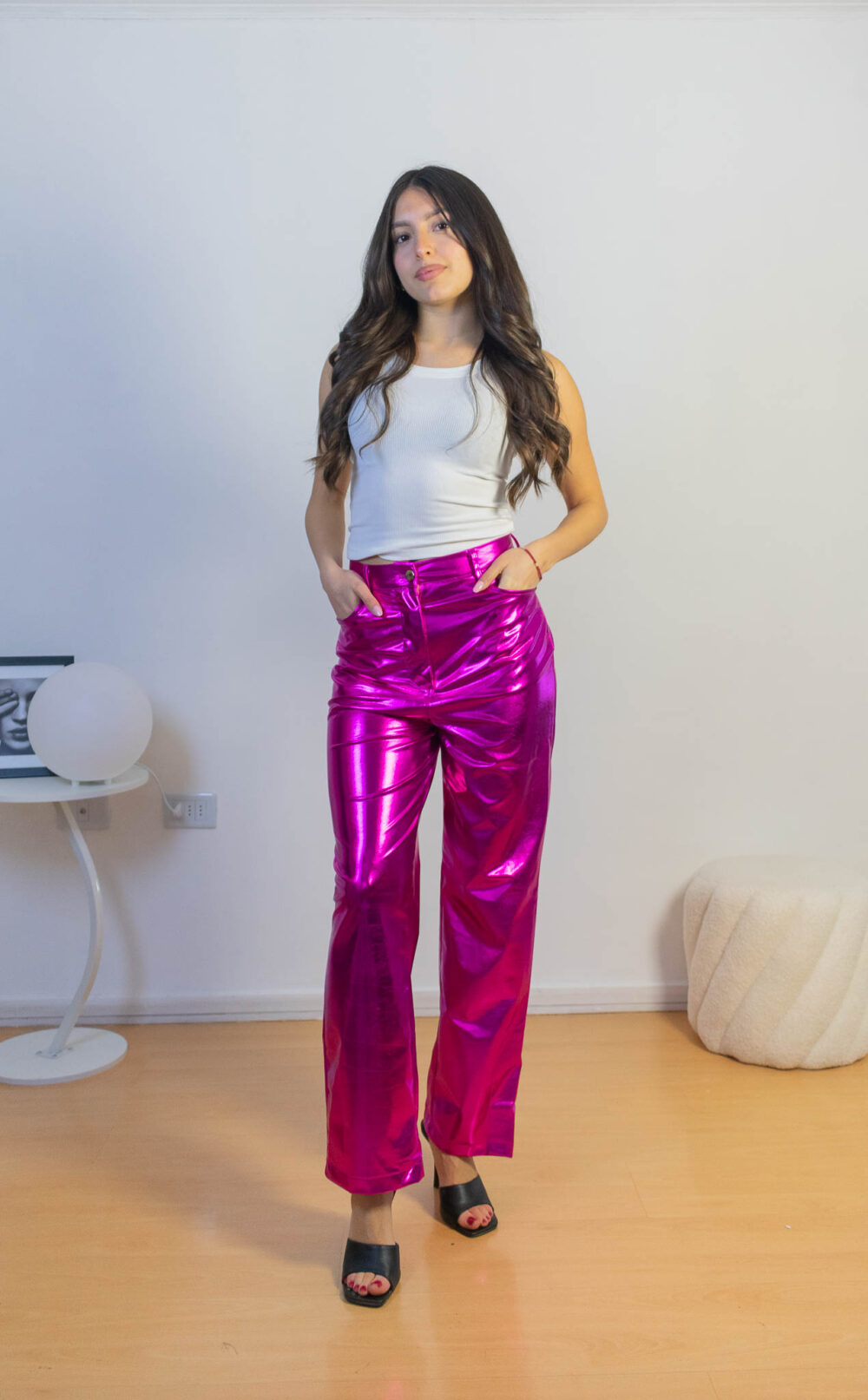 Pantalon Metalizado Mujer Aurora 2kinspire modelo 001 1 de 9 | 2kinspire