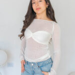 Top Malla Manga Larga Blanco Mesh White 2kinspire modelo 001 2 de 3 | 2kinspire
