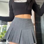 Falda Corta Plisada con Short Interior Mujer Mini Skirt Ari 5 img 5990 | 2kinspire