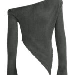 Sweater Asimétrico Mujer Hombros descubiertos | Suéter Elasticado Sophia 6 sweather sophia 001 14 | 2kinspire