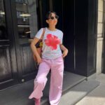 Mujer Conjunto Polera Pantalón Hibisco-Gaby