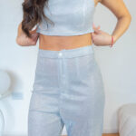Conjunto Top Pantalon Brillante Agatha 2kinspire modelo 001 2 de 3 | 2kinspire