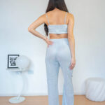 Conjunto Top Pantalon Brillante Agatha 2kinspire modelo 001 3 de 3 | 2kinspire