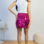 Falda Corta Lentejuelas Brillantes Glitter Shine 2kinspire modelo 001 4 de 9 | 2kinspire