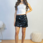 Falda Corta Lentejuelas Brillantes Glitter Shine 2kinspire modelo 001 5 de 9 | 2kinspire