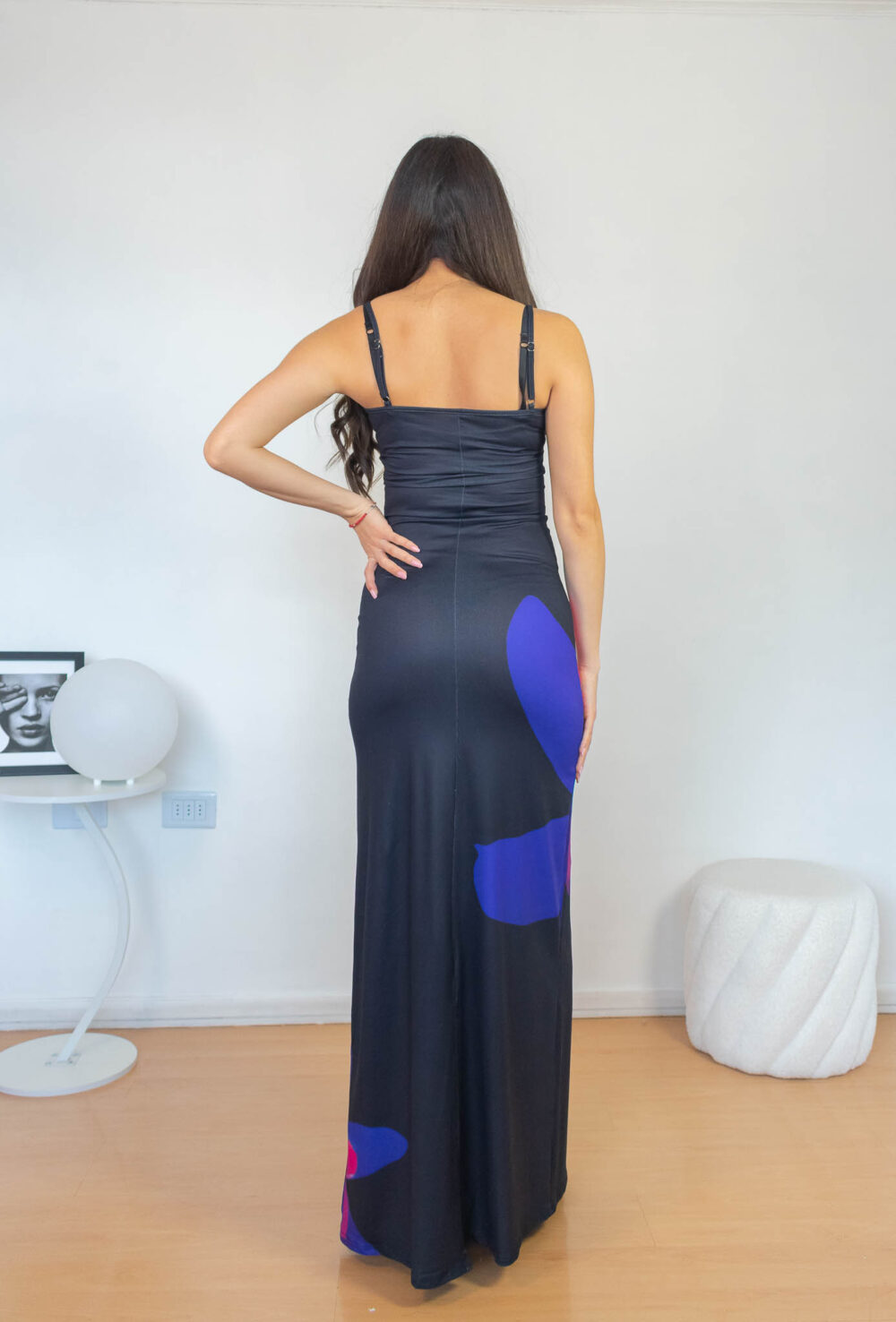 Vestido Largo Ajustado Estampado Mujer Summer 2kinspire modelo 001 3 de 10 | 2kinspire