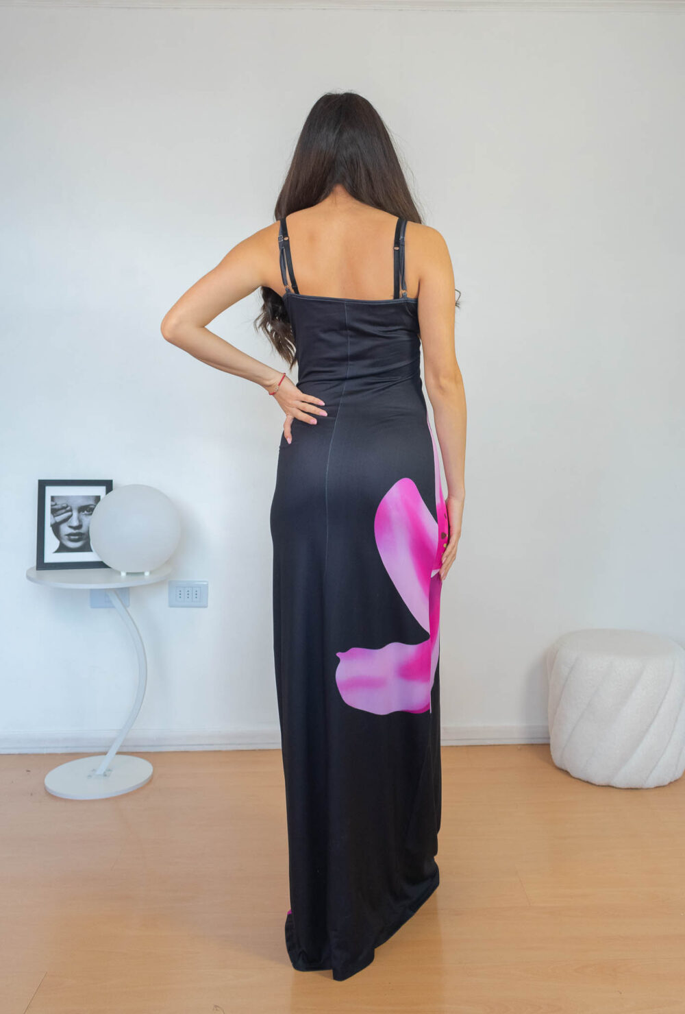 Vestido Largo Ajustado Estampado Mujer Summer 2kinspire modelo 001 6 de 10 | 2kinspire