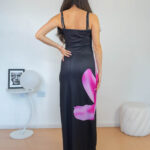 Vestido Largo Ajustado Estampado Mujer Summer 2kinspire modelo 001 6 de 10 | 2kinspire