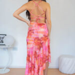 Vestido Largo Estampado Transparente Playa Aranza 2kinspire modelo 001 5 de 5 | 2kinspire