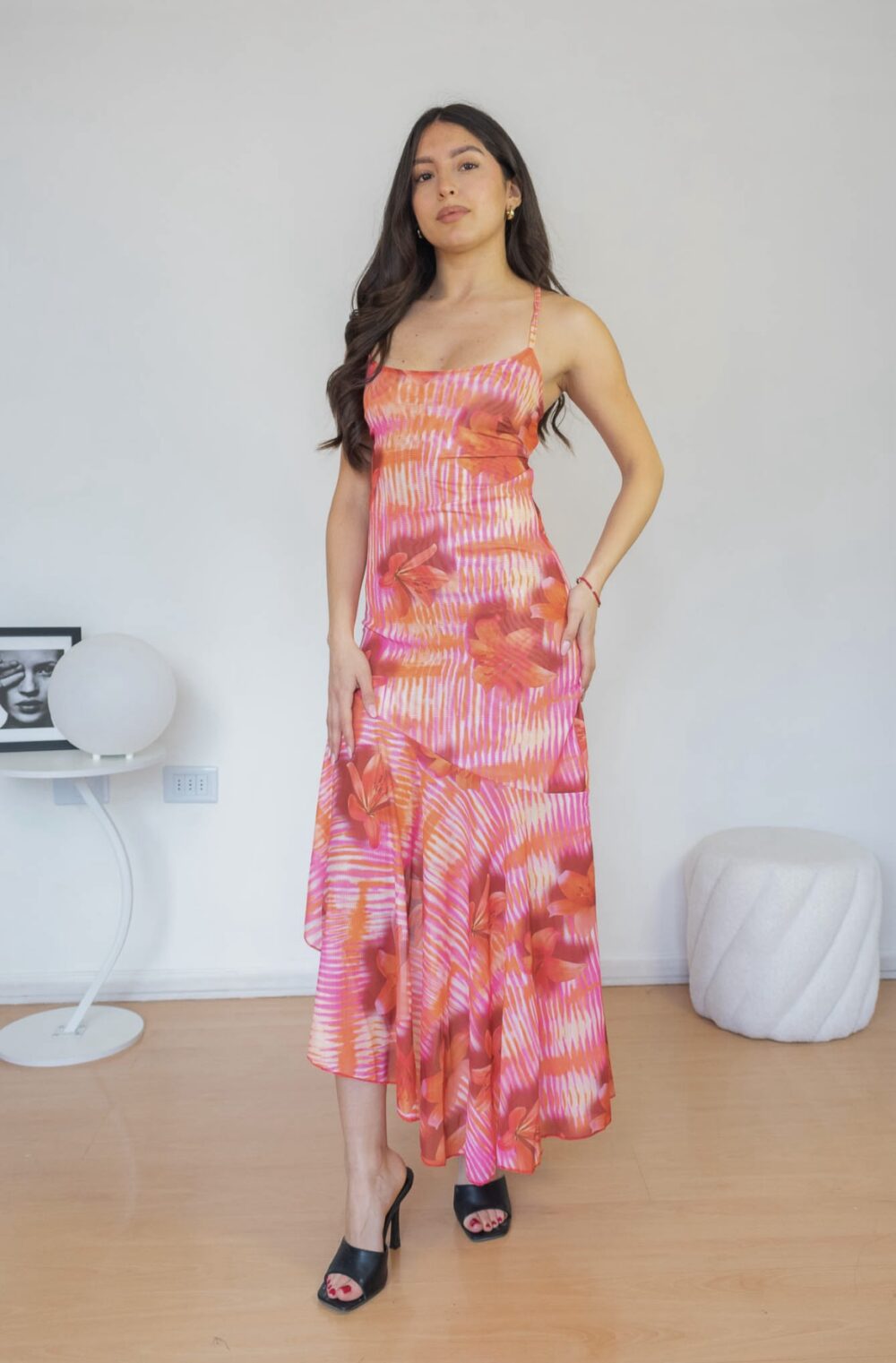 Vestido de playa Largo Floral | Vestido Asimétrico de Verano Aranza
