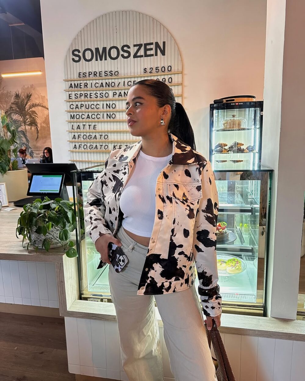 Cow print for a cool girls Jacket from @2kinspire 9 | 2kinspire