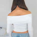 Sweater Corto De Hombros Descubiertos Cloe Ropa Otono Mujer 2kinspire modelo 001 3 de 3 | 2kinspire