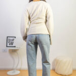 Chaqueta Con Hebillas Elegante Beige Mujer Soft 2kinspire modelo 001 4 de 4 | 2kinspire