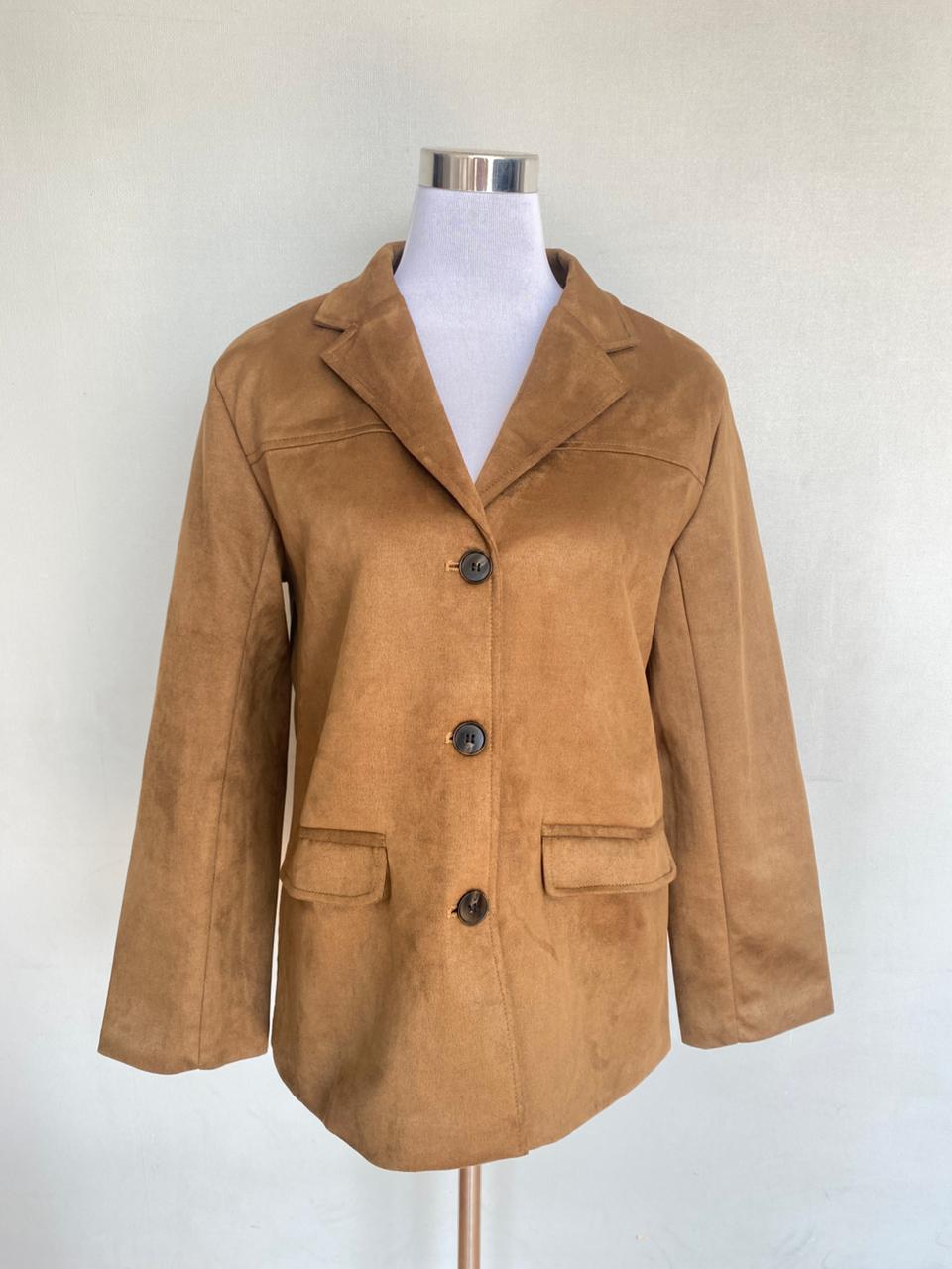 chaqueta de gamuza cafe camel mujer 001 | 2kinspire