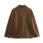 chaqueta oversize elegante color cafe 0003 3 | 2kinspire