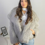 Abrigo Peludo Elegante De Piel Suave Oversize Sara 2kinspire modelo 001 7 de 11 | 2kinspire