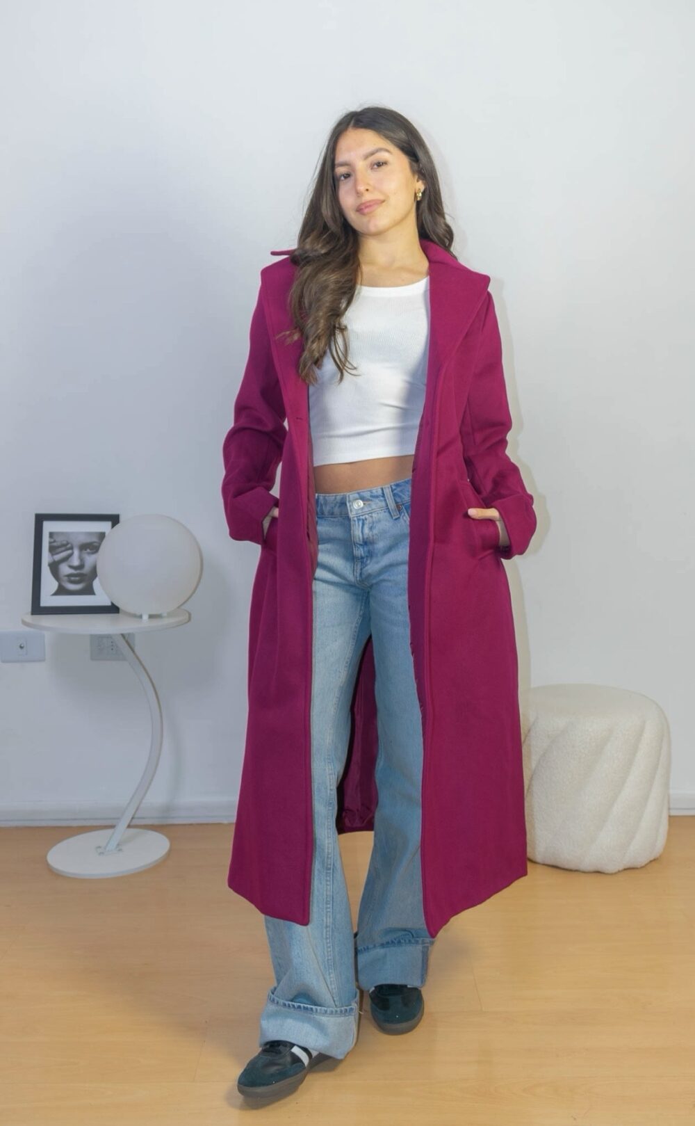 Abrigo Largo Trench Mujer de Invierno
