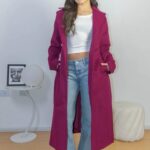Abrigo Largo Trench Mujer de Invierno