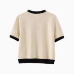 Cardigan Mujer Punto Manga Corta con Botones y Elasticado 001 11 | 2kinspire