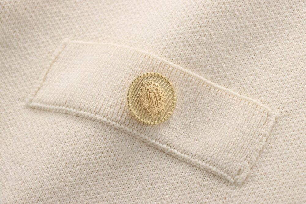 Cardigan Mujer Punto Manga Corta con Botones y Elasticado 001 4 | 2kinspire