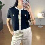 Cardigan Mujer Punto Manga Corta con Botones y Elasticado 007 1 de 5 | 2kinspire