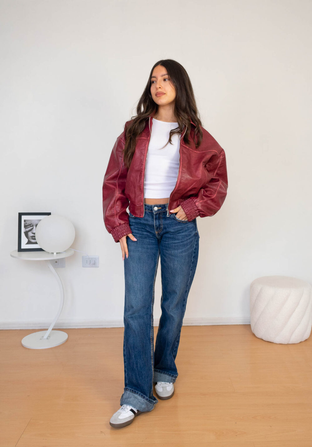 Chaqueta Mujer Bomber Holgada Semi Oversize modelo 10 | 2kinspire