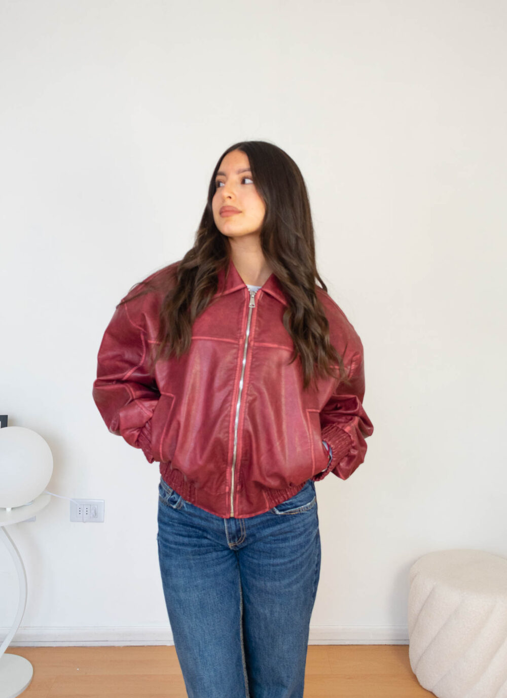 Chaqueta Mujer Bomber Holgada Semi Oversize modelo 13 | 2kinspire
