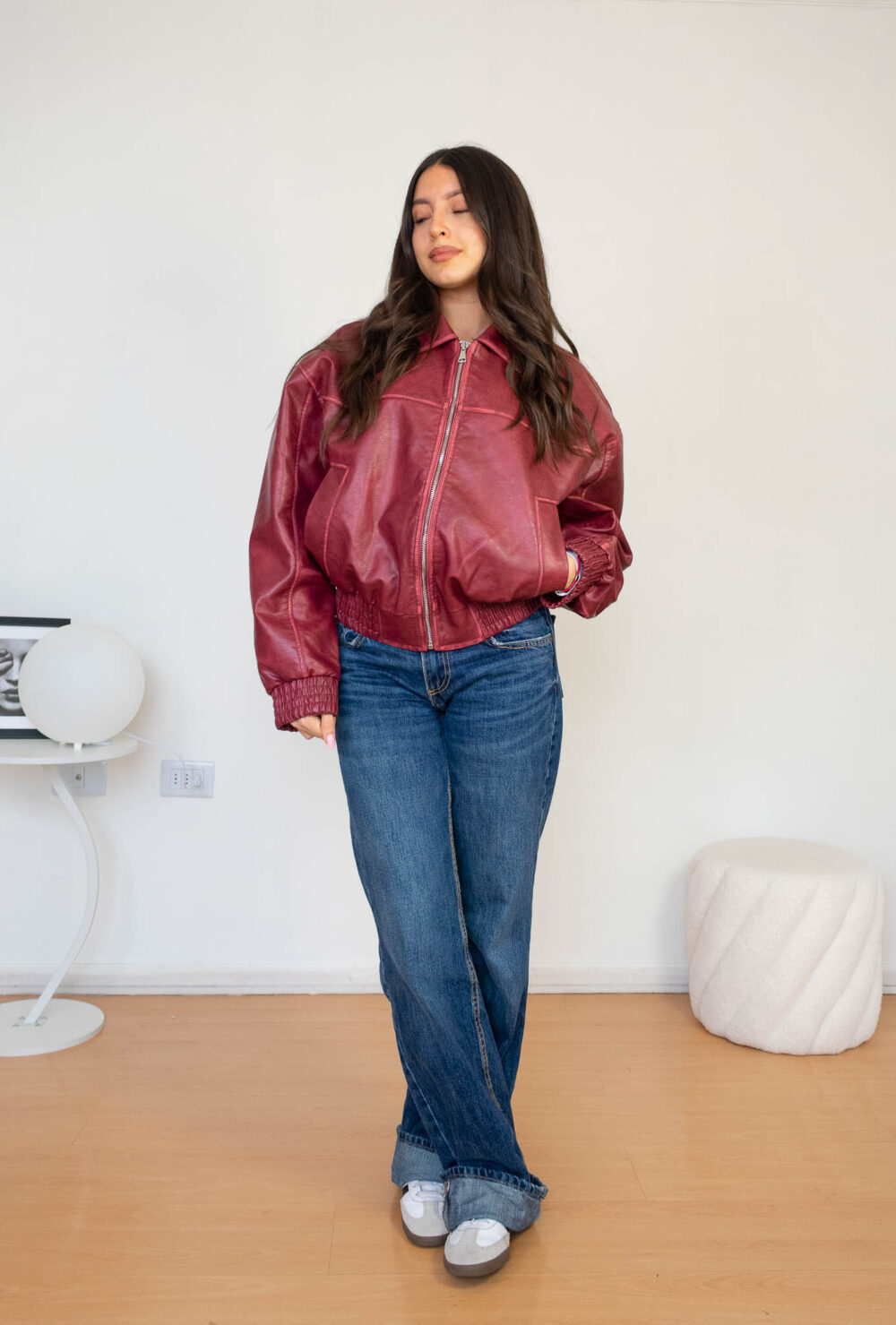 Chaqueta Mujer Bomber Holgada Semi Oversize modelo 14 | 2kinspire