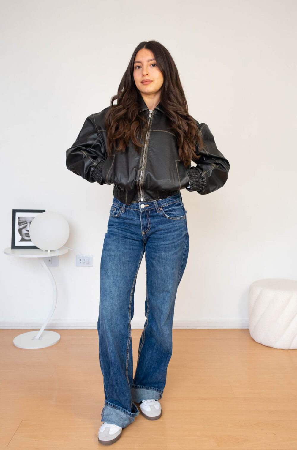 Chaqueta Mujer Bomber Holgada Semi Oversize modelo 4 | 2kinspire