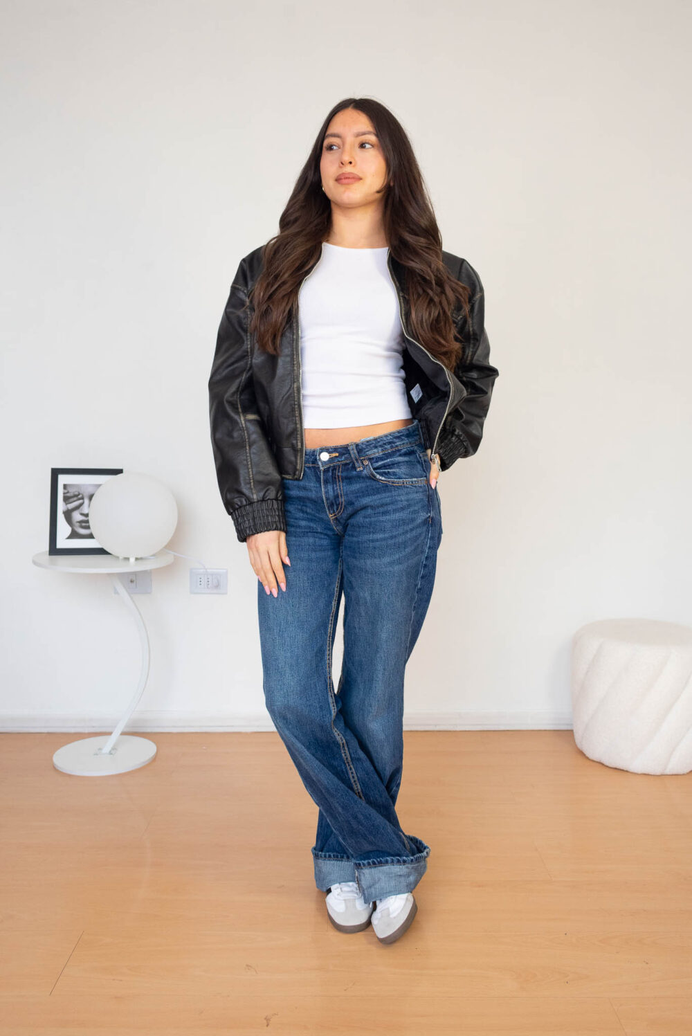 Chaqueta Mujer Bomber Holgada Semi Oversize modelo 9 | 2kinspire