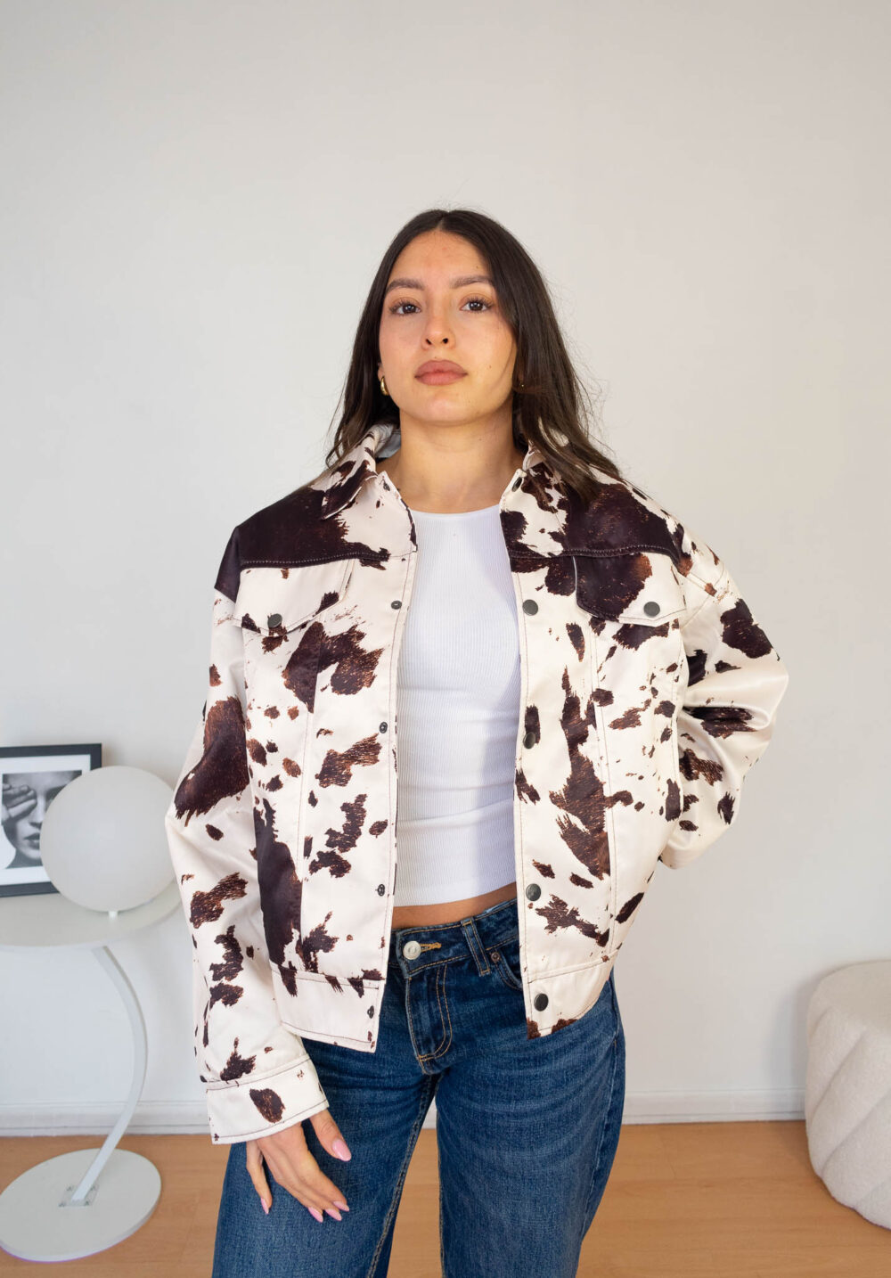 Chaqueta Oversize Estampada Cow 2kinspire 4 | 2kinspire