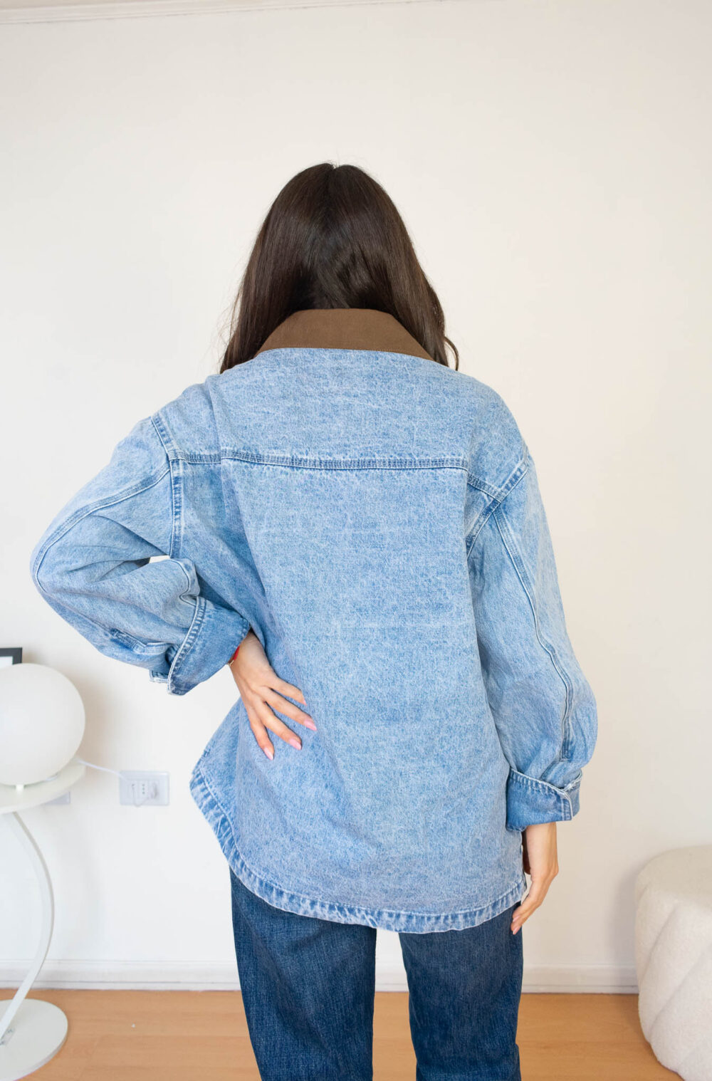 Chaqueta de Mezclilla Mujer Oversize Denim 2kinspire 1 | 2kinspire