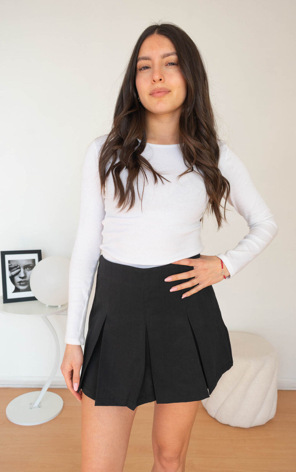 Falda Corta Plisada con Short Interior Mujer Mini Skirt Ari 2kinspire chile (3) Falda Corta Plisada con Short Interior Mujer Mini Skirt Ari 2kinspire chile 3 | 2kinspire