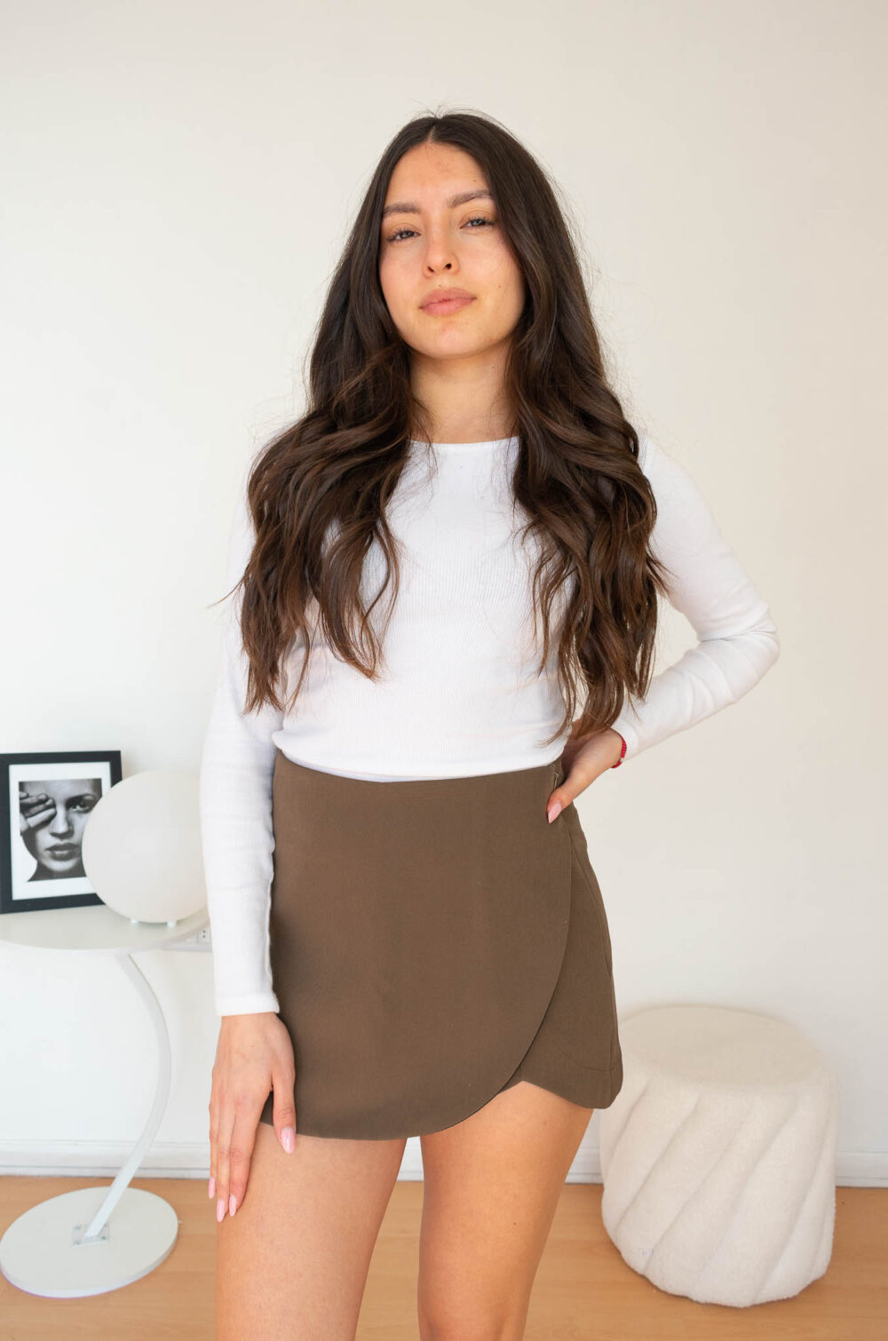 Falda Short Mujer | Minifalda con Short Casual Riley