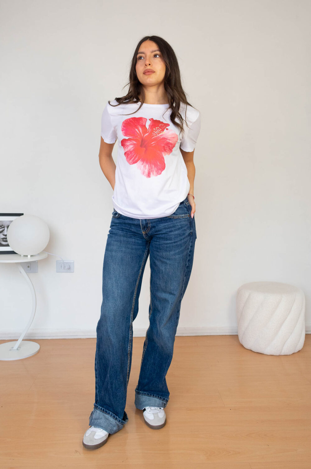 Polera Mujer Hibisco Flor Estampada 2kinspire 3 | 2kinspire