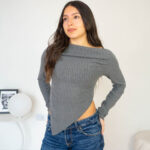 Sweater Asimétrico Mujer Hombros descubiertos | Suéter Elasticado Sophia 2 Sweater Asimetrico Mujer Hombros descubiertos Sueter Elasticado Sophia 2kinspire 3 | 2kinspire