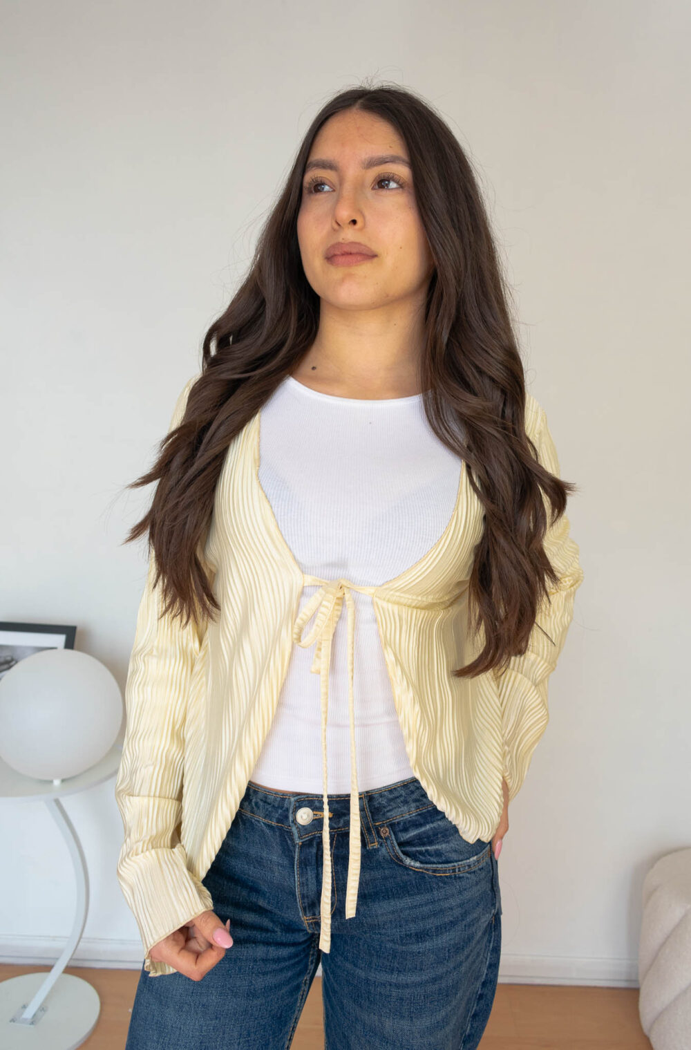 Top Cardigan Ligero con Lazo Mujer modelo 0005 3 | 2kinspire