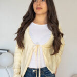 Top Cardigan Ligero con Lazo Mujer modelo 0005 3 | 2kinspire