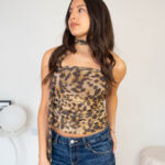 Top Con Bufanda Animal Print Cheetah 2kinspire chile 3 | 2kinspire
