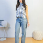 Top Polka Dot Halter Satin Mujer 2025 2kinspire modelo 001 2 de 3 | 2kinspire