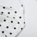 Top Polka Dots con volantes para Mujer blusa con Lazo en el Cuello 002 18 | 2kinspire