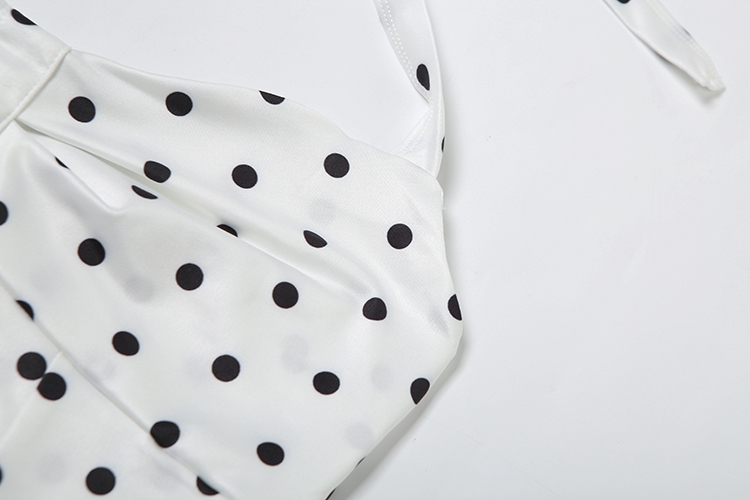 Top Polka Dots con volantes para Mujer blusa con Lazo en el Cuello 002 18 | 2kinspire