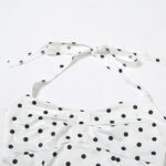 Top Polka Dots con volantes para Mujer blusa con Lazo en el Cuello 002 6 | 2kinspire