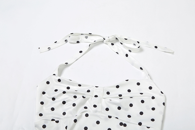 Top Polka Dots con volantes para Mujer blusa con Lazo en el Cuello 002 6 | 2kinspire