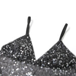Top de Lentejuelas Plateadas Top de Fiesta o Carrete con Tirantes 002 6 | 2kinspire