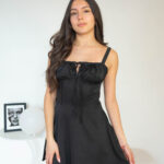Vestido Corto con Corpiño | Vestido Corset Ajustable Estilo Coquette Alice