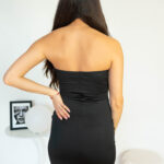 Vestido Corto Sin Tirantes Hombros Descubiertos Lazo Frontal Coquette 2kinspire chile 2 | 2kinspire