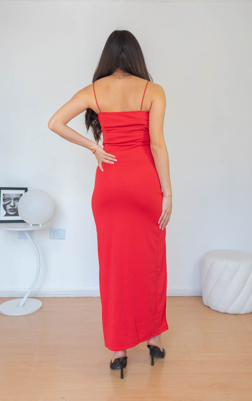 Vestido Largo con Abertura de Pierna Lateral 2kinspire modelo 0006 4 | 2kinspire