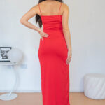 Vestido Largo con Abertura de Pierna Lateral 2kinspire modelo 0006 4 | 2kinspire